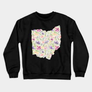 Ohio Silhouette Florals Crewneck Sweatshirt